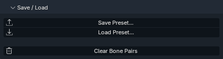 Anim Flow's Save and Load options for Proxy Baking.